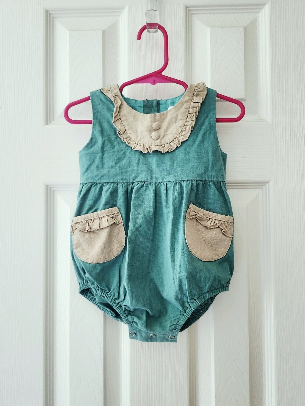 🦚 4/$20 🦚 Ruffle Baby Romper - Picture 2 of 6